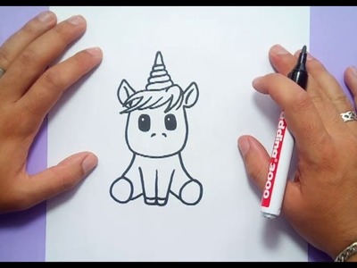 Como dibujar un unicornio paso a paso 4 | How to draw a unicorn 4