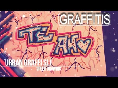 Como hacer dibujos de amor | como dibujar graffitis
