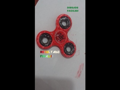 COMO PERSONALIZAR UN SPINNER. TUTORIAL, DIBUJOS FÁCILES!