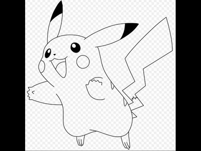 Dibuja y Colorea Pikachu de Pokemon - Dibujos Para Niños - Learn Colors