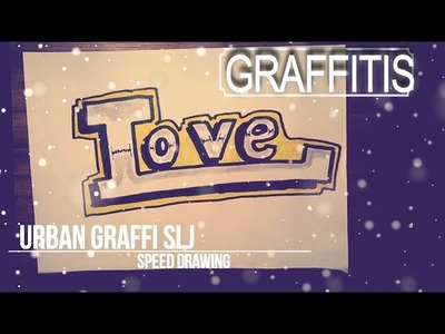 Dibujos de amor | desenhos de amor como dibujar graffitis de amor paso a paso
