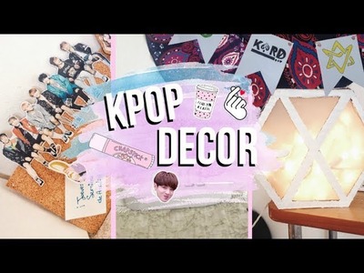 DIY ¡Decoraciones k-pop para tu habitación! | Red Velvet, BTS, ASTRO,KARD, GOT7