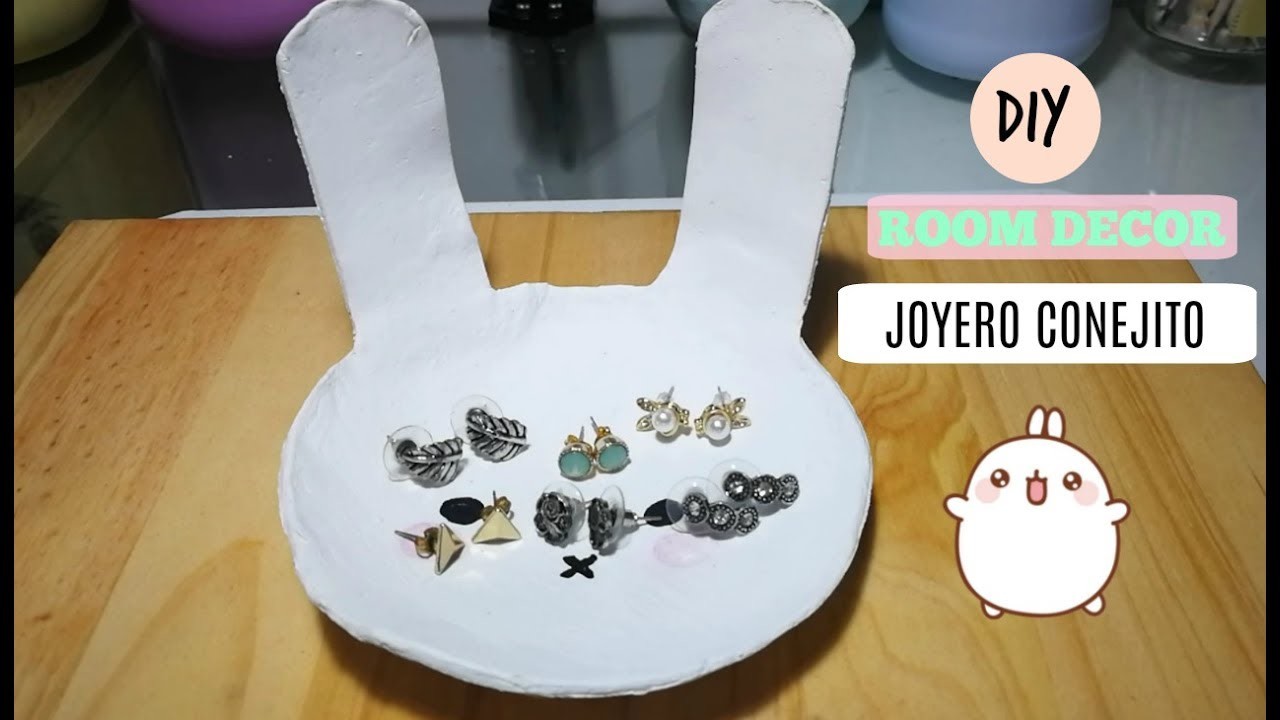 DIY: Joyero con Forma de Conejito.Decora tu cuarto.Room Decor