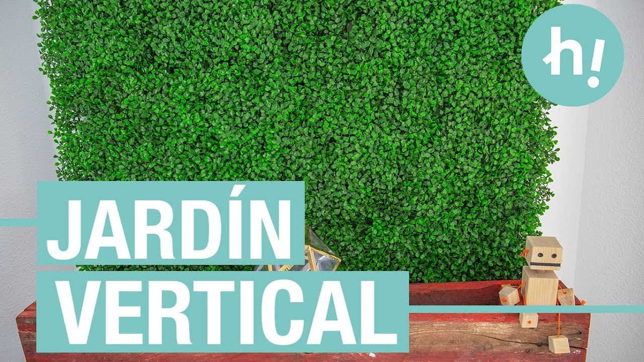 Jardín vertical artifical para la pared · Handfie DIY