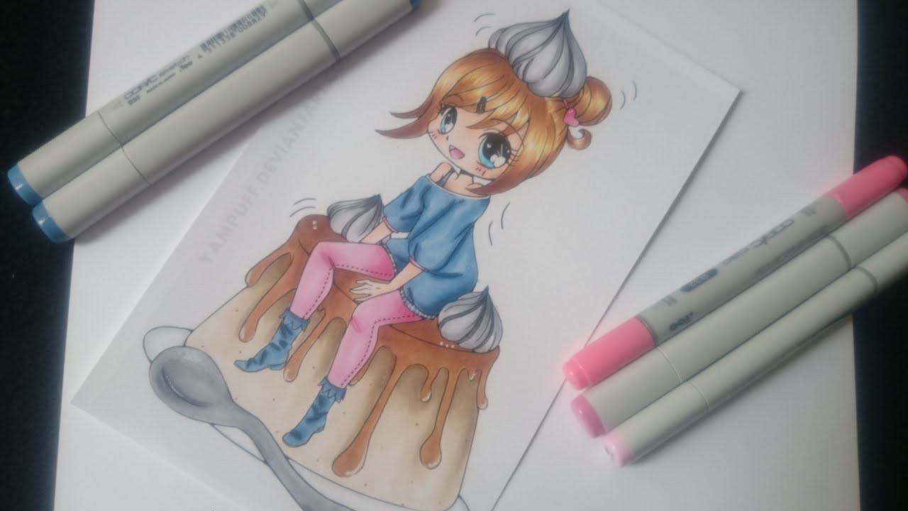 Marcadores Copic - mis dibujos pintados con copic