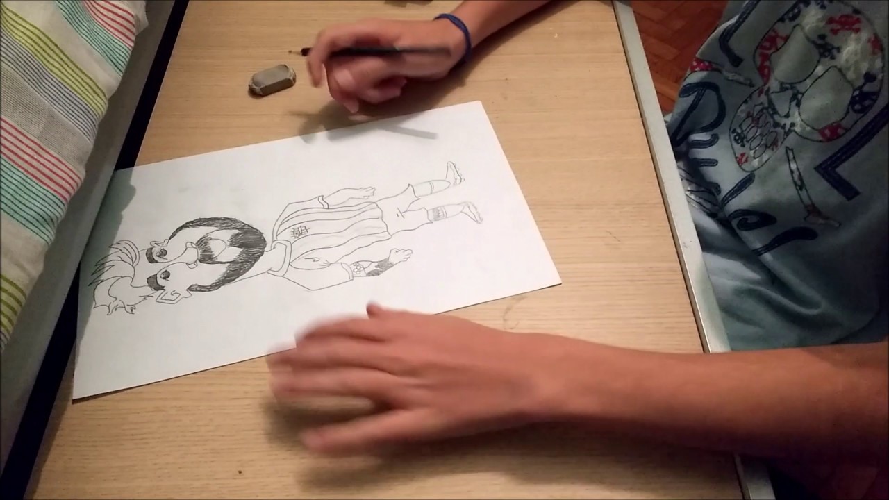 Nos falta un paso!!!!! Dibujando a Messi. Parte 3. Caricaturas y Dibujos.