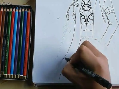 One piece!! Como dibujar a TRAFALGAR D' LAW con marcadores facil