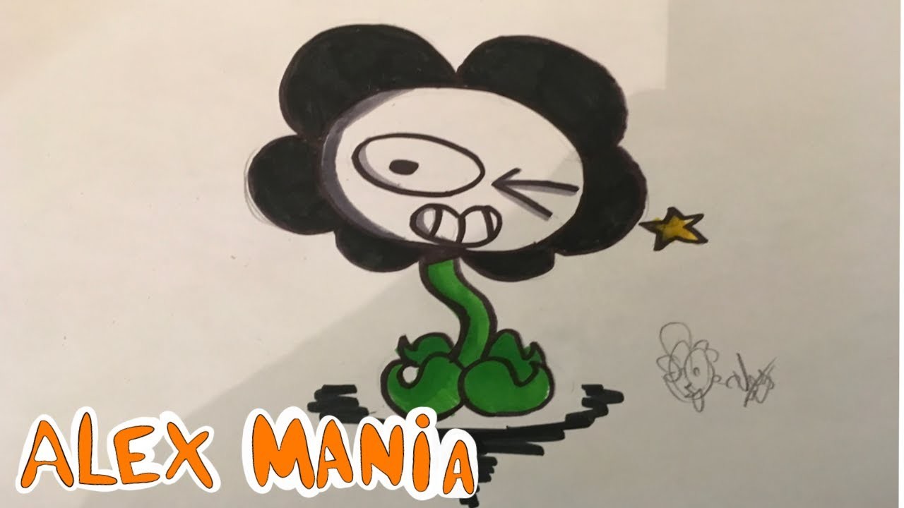 Speedart- Como dibujar a Sr Pelo Flowey de Youtale