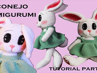 Amigurumi conejo, tutorial a crochet paso a paso (parte 1) DIY