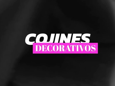 Cojines Decorativos Diy