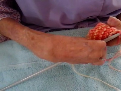 Como hacer bufanda con flecos| Primer Video de mi abuelita | Ruby Tejidos