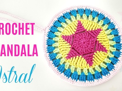 Crochet mandala astral paso a paso