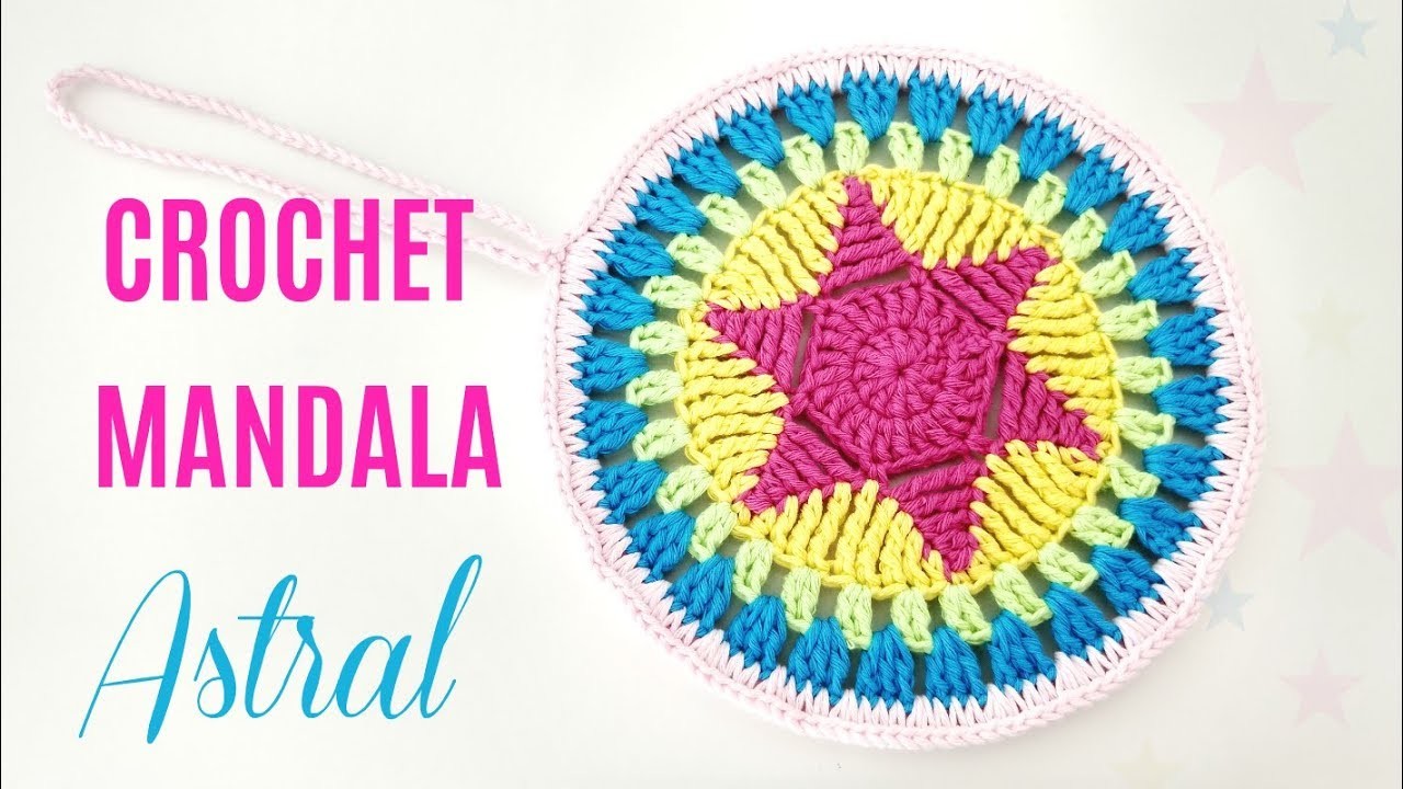 Crochet mandala astral paso a paso