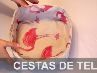 DIY: Cómo hacer una cesta de tela