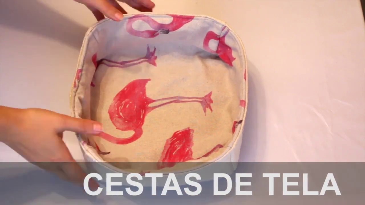 DIY: Cómo hacer una cesta de tela