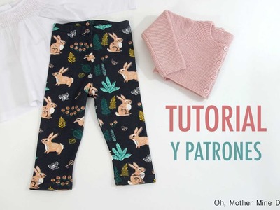 DIY Costura: Cómo hacer leggins de niñas (patrones gratis)