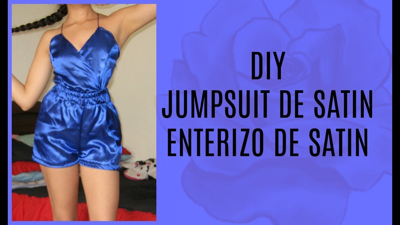 DIY Enterizo de Satin.Jumpsuit ㅣ Palo de Rosa ♡