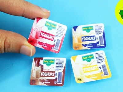 DIY | Yogurt en miniatura con yogurt de verdad a dentro