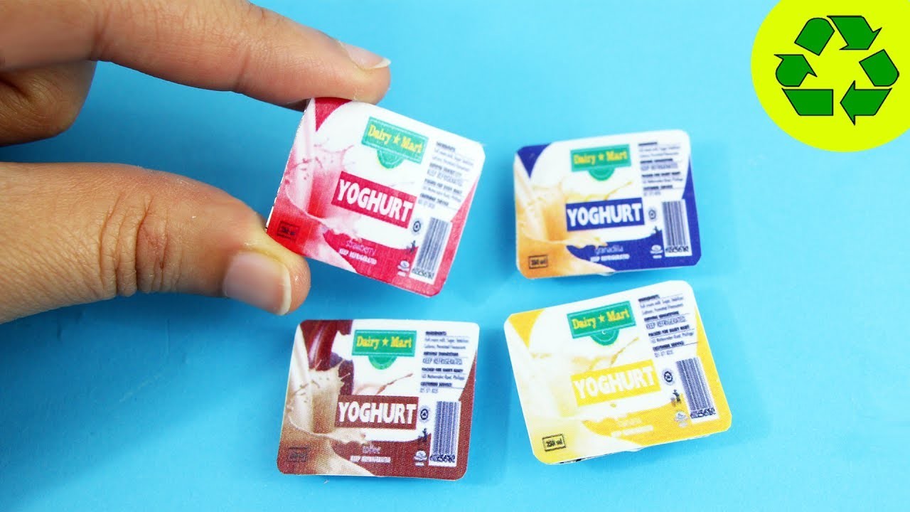 DIY | Yogurt en miniatura con yogurt de verdad a dentro