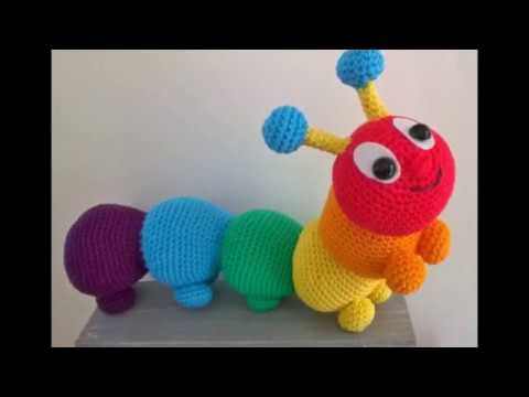 Gusanos tejidos lindos♥