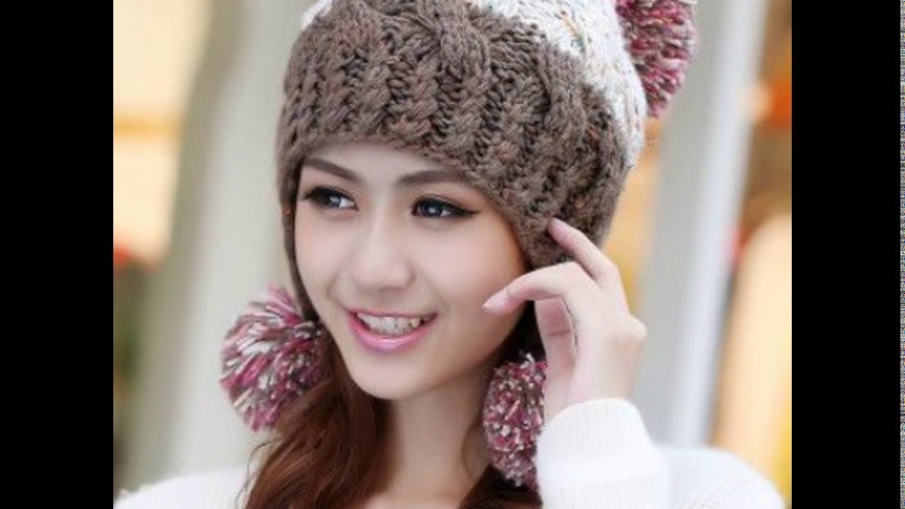 Hermosos gorros tejidos