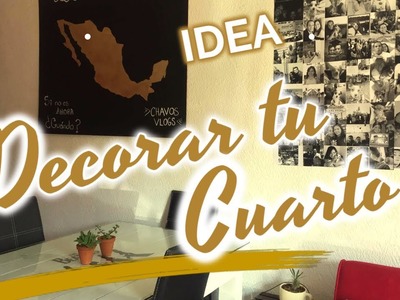 ???? IDEA DECORAR TU CUARTO, TU SALA | DIY DECORAR TU MURO PARED | HOW TO MAKE DECORATIVE ROOM