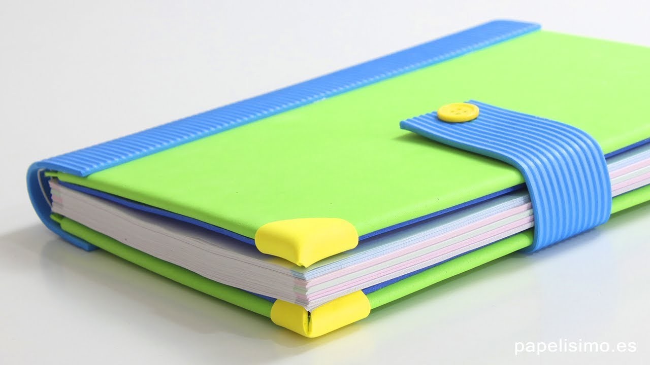 Libretas decoradas con goma eva - DIY notebooks