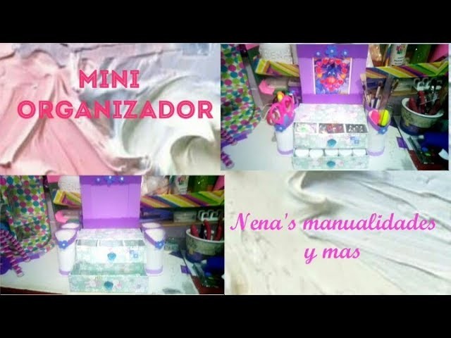Mini organizador economico  DIY **reciclemos**