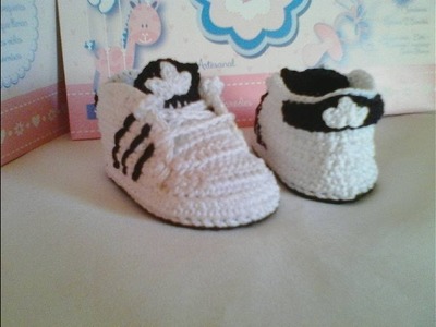 Mis zapatitos tejidos a crochet