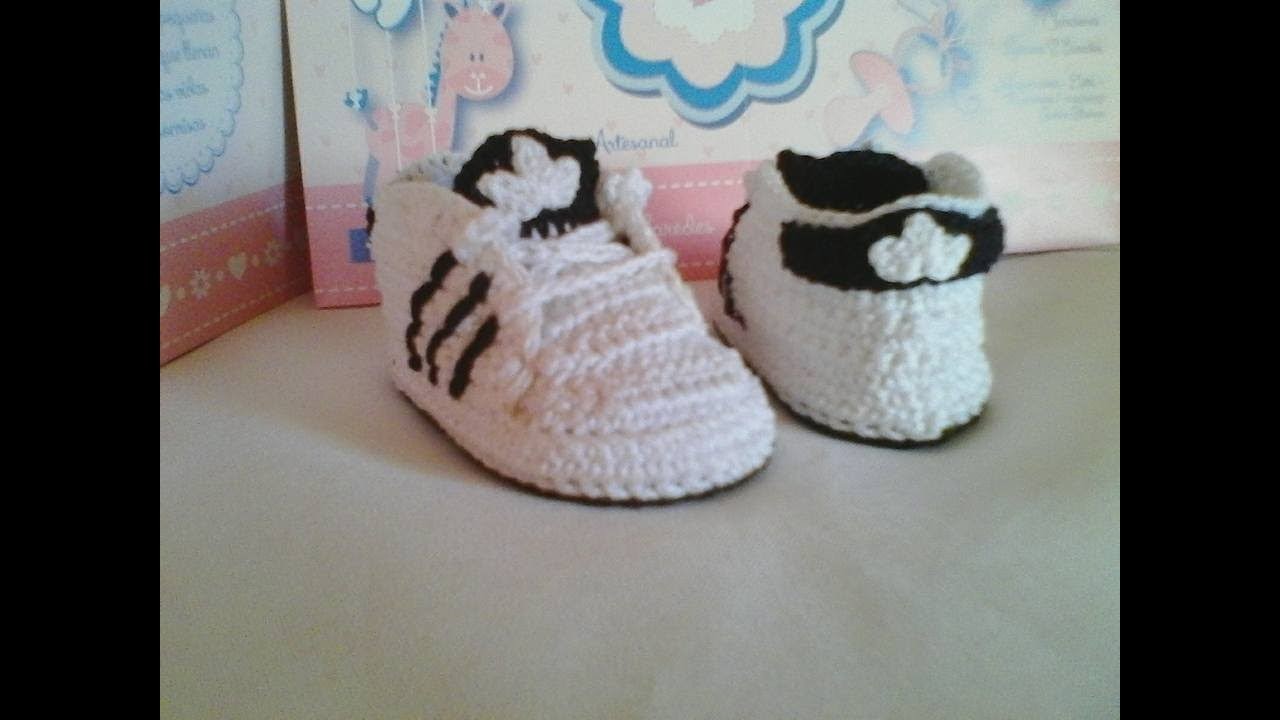 Mis zapatitos tejidos a crochet
