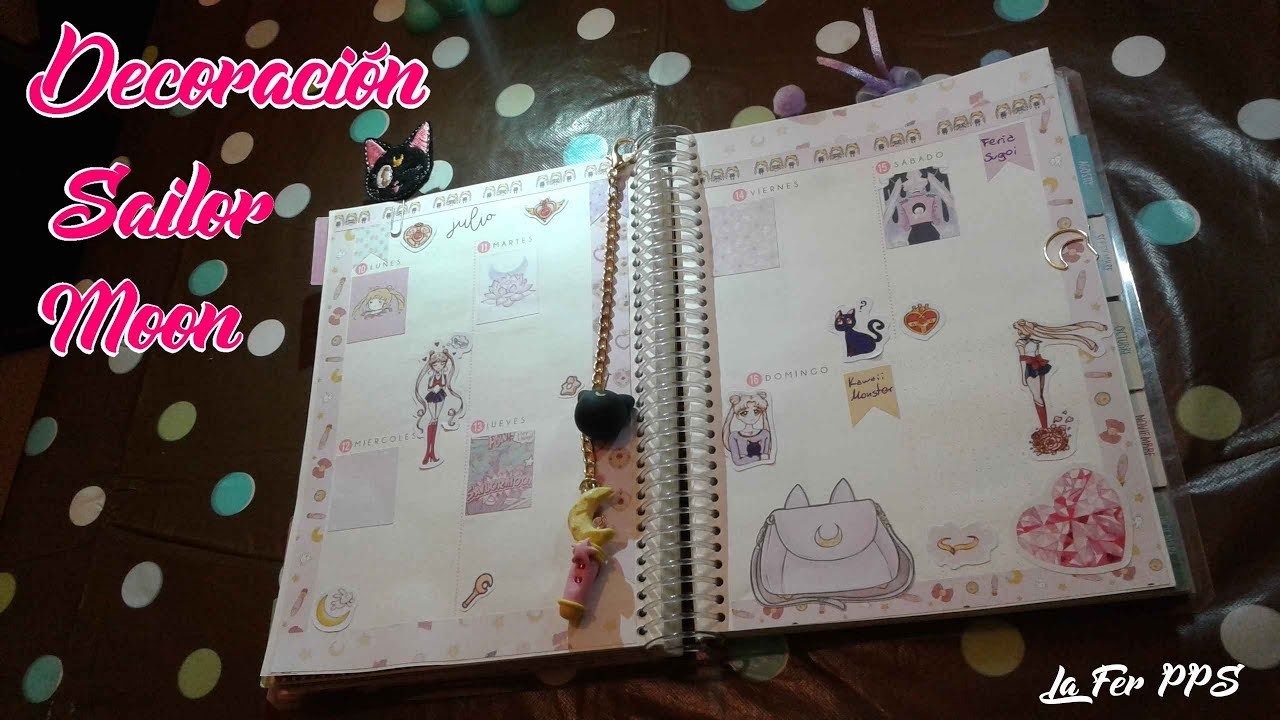 Planea Conmigo - Sailor Moon Planner Box Anthomonocromo | La Fer PPS