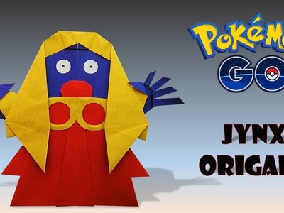 Pokemon Origami Jynx-jynx origami-how to make origami pokemon jynx-diy origami pokemon