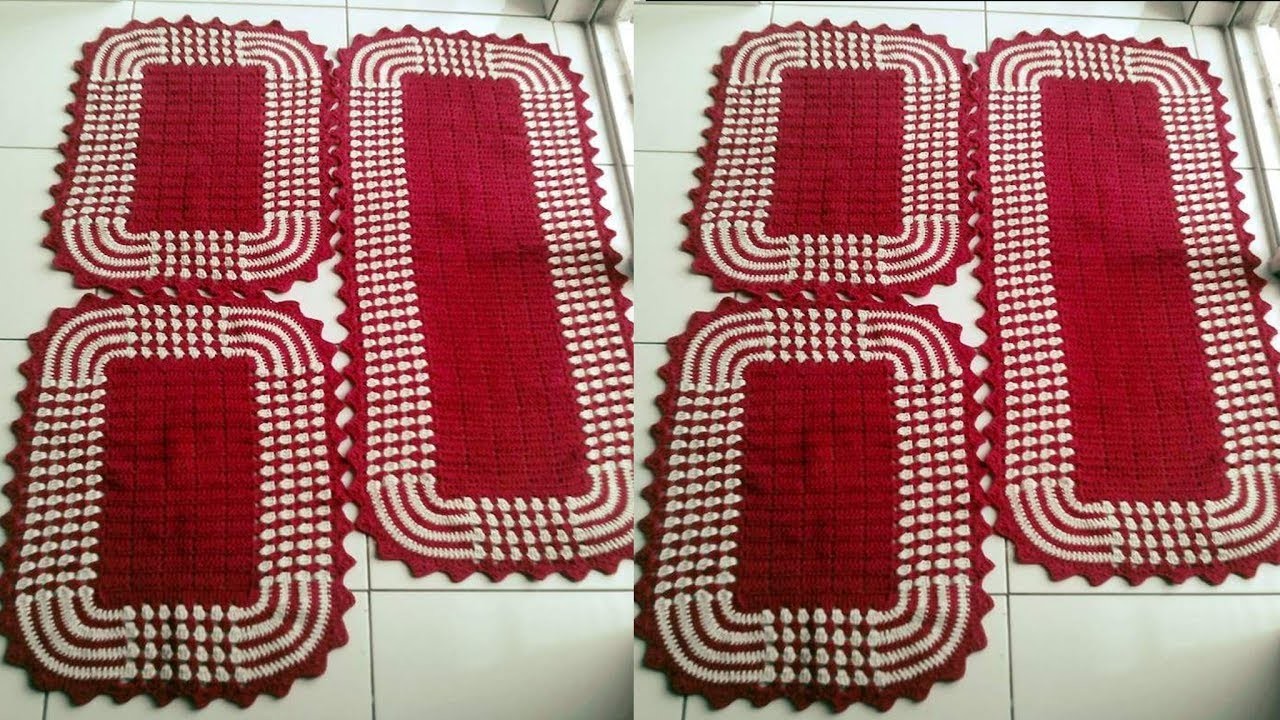 TAPETES tejidos a crochet