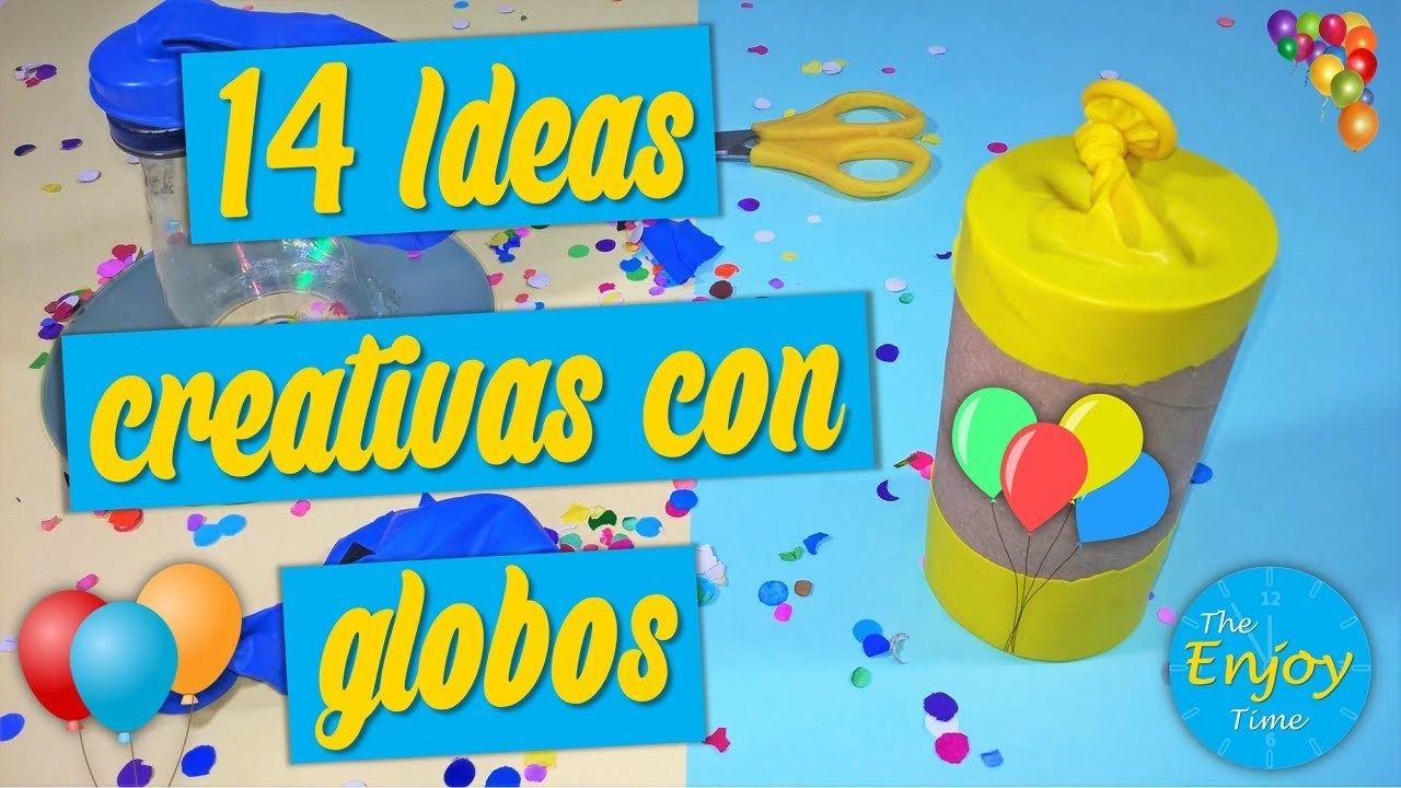 14 IDEAS CREATIVAS CON GLOBOS | LIFE HACKS