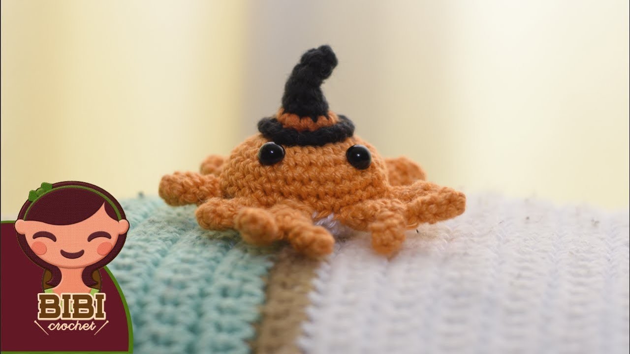 Amigurumi | como hacer un gorro para halloween en crochet | Bibi Crochet