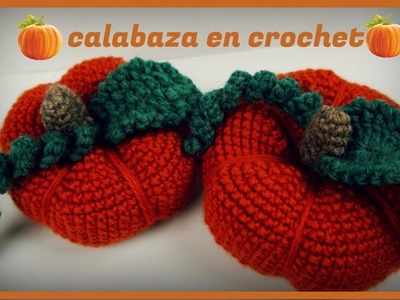 ????calabaza en  crochet ????.????crochet pumpkin