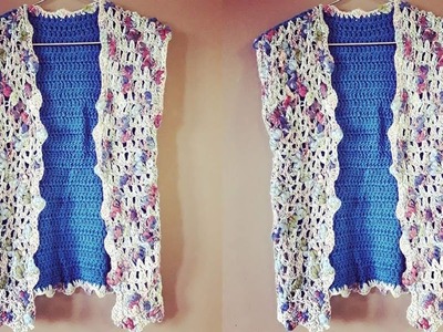 CHALECO  A CROCHET PARA MUJER