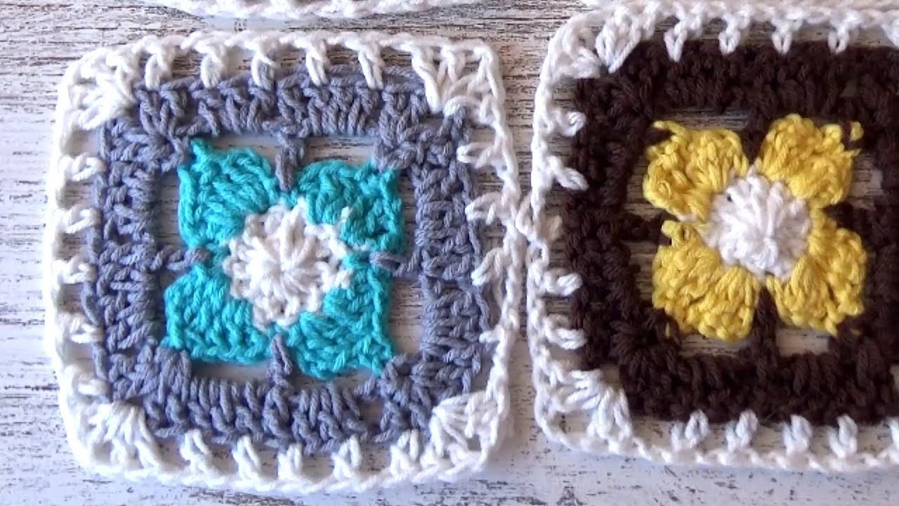 Como hacer Granny square  a crochet para manta | cuadro a ganchillo para manta.ganchillo facil