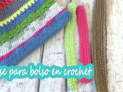 Como hacer la base de un bolso en crochet  | ganchillo fácil