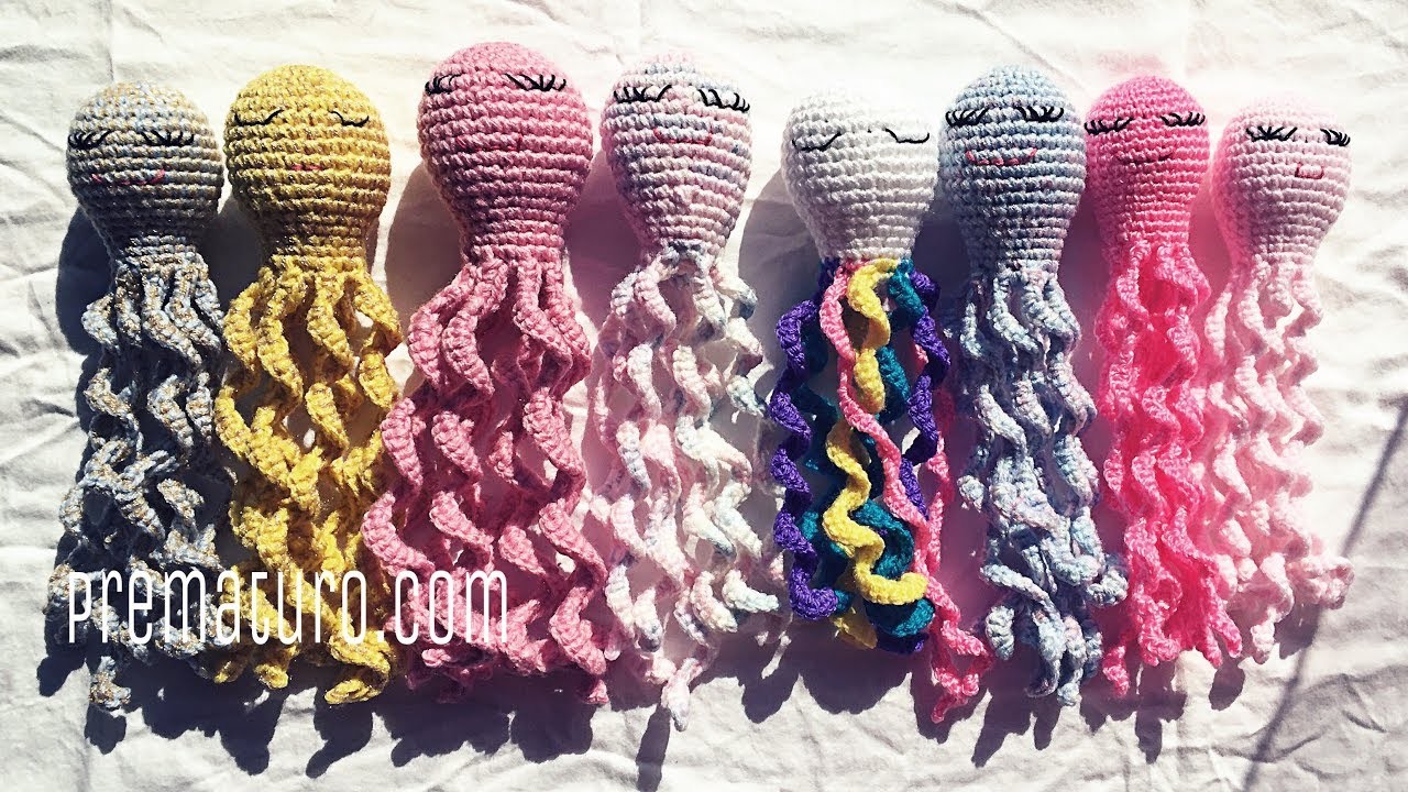 Crochet Amigurumi Pulpitos Solidarios México - Octopus for a Preemie