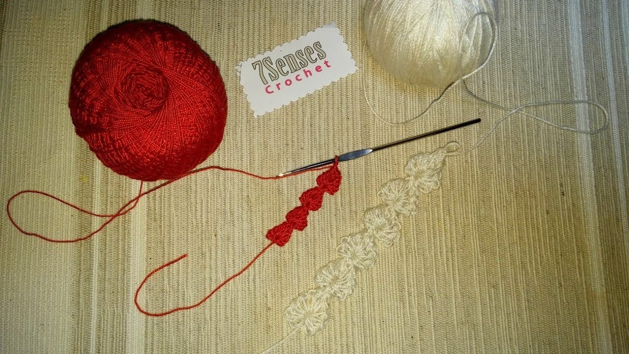 Crochet Hearts String - Cordon de Corazones en crochet