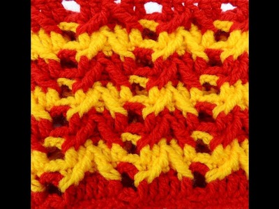 Crochet: Punto en Redondo con Relieve # 7