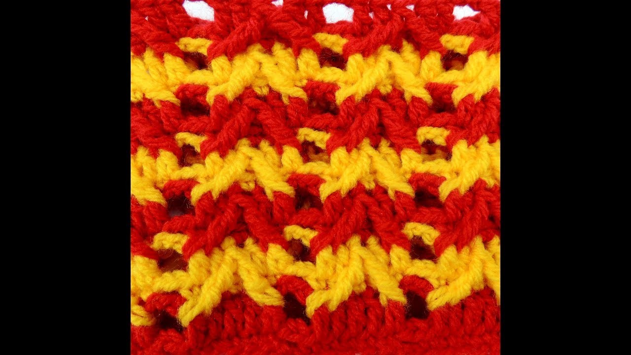 Crochet: Punto en Redondo con Relieve # 7