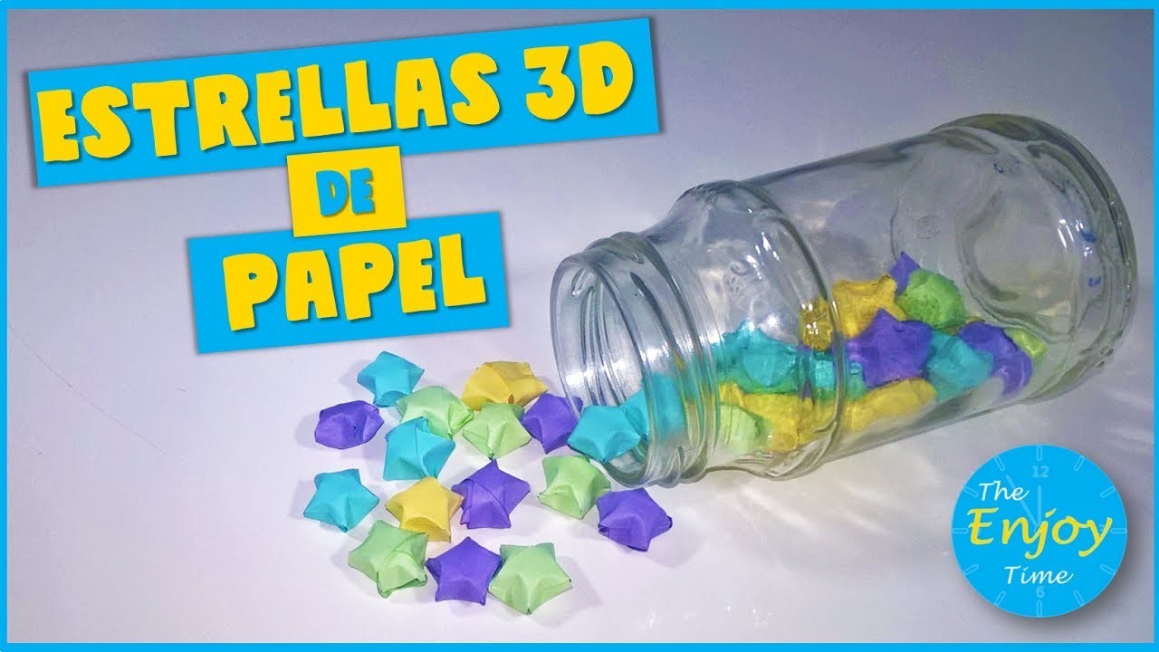 ESTRELLAS 3D DE PAPEL | DIY