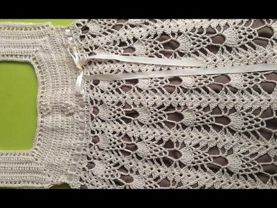 Forro de tela para vestiditos a crochet (reciclando)
