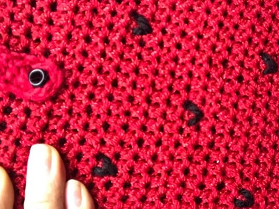 Funda para iPad- tableta estilo sandia tejida a crochet fácil ! Nya Crochet ❤️