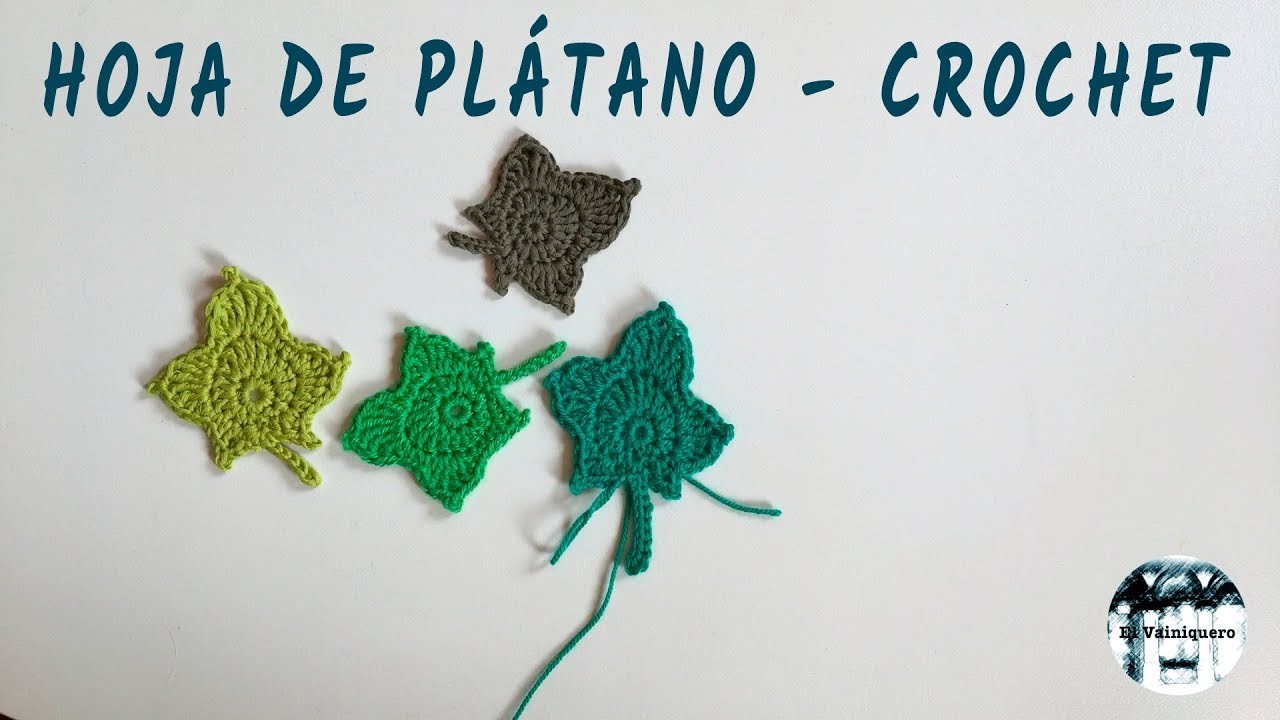 Hoja de Plátano - Crochet