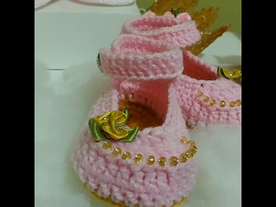 Nuevos modelos de zapatitos tejidos a crochet