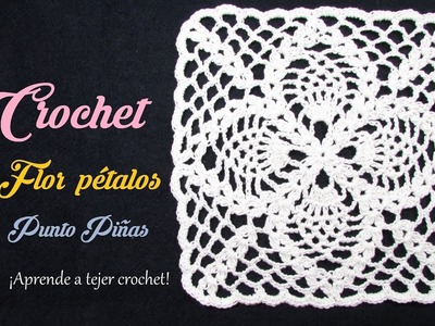 Paso a paso para aprender o iniciar el tejido a crochet | Step by step to learn or start crochet