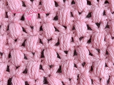 TEJIDOS A CROCHET: Punto VPuff. HOW TO CROCHET: VPuff Crochet Stitch